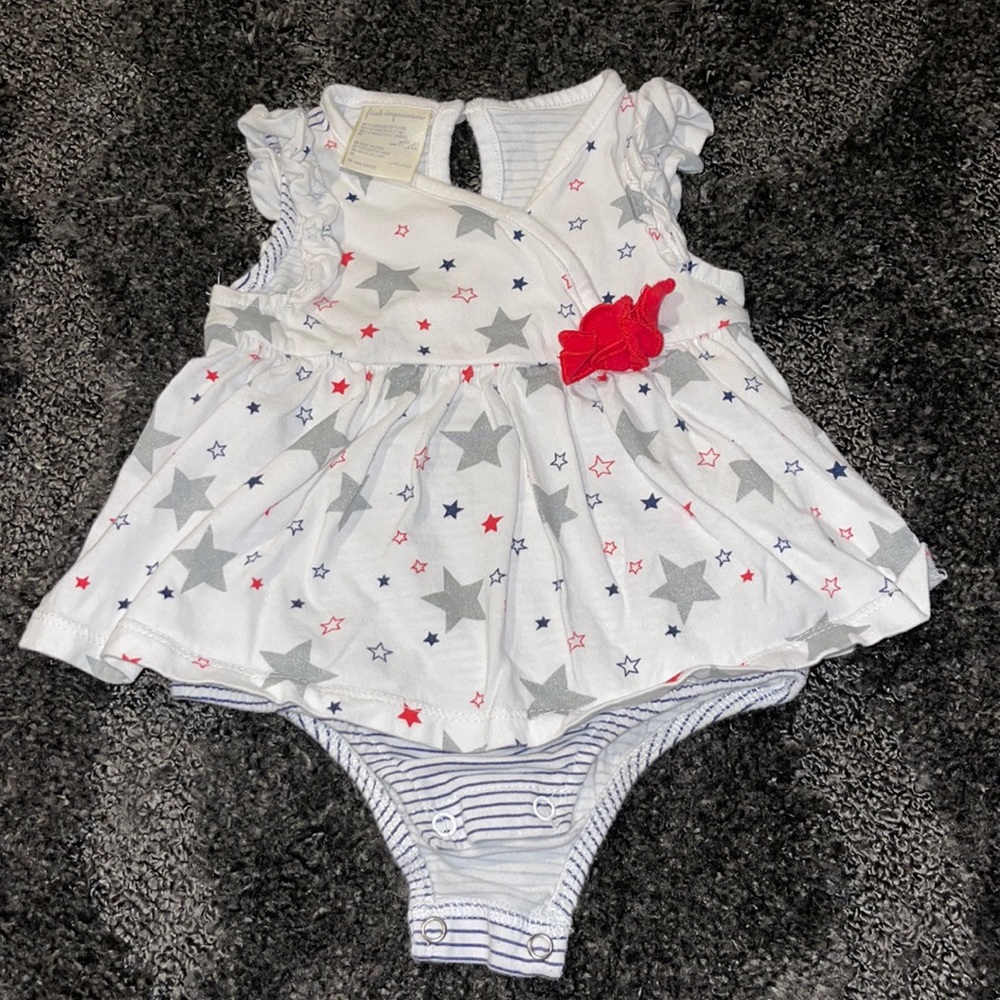 First Impressions Fourth of July onesie